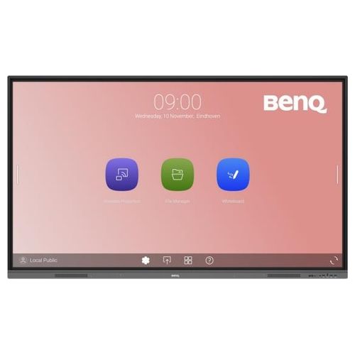 BenQ RE6503 Interactive Whiteboard 65" 3840x2160 Pixel Touch Screen Nero