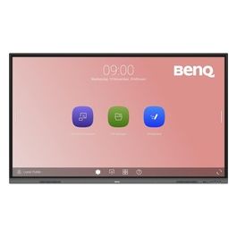 BenQ RE7503 Pannello Piatto Interattivo 75" Led 400 Cd/m² 4k Ultra Hd Nero Touch Screen Processore Integrato Android 11 18/7