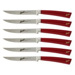 Berkel Elegance Coltello da Cucina Rosso Set da Bistecca 6 Pezzi