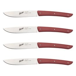 Berkel Set Coltelli da Bistecca 4 Pezzi Color Rosso