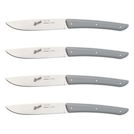 set coltelli da bistecca 4 pz. Color grigio