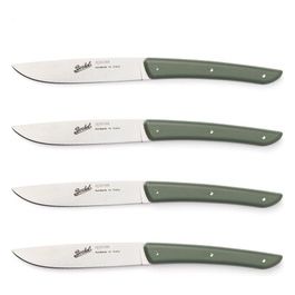 Set Coltelli da Bistecca 4 Pezzi Color Verde