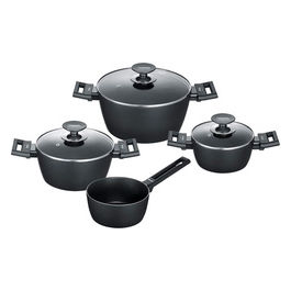 Alu Special Induction Batteria Pentole 4 Pezzi con Coperchi