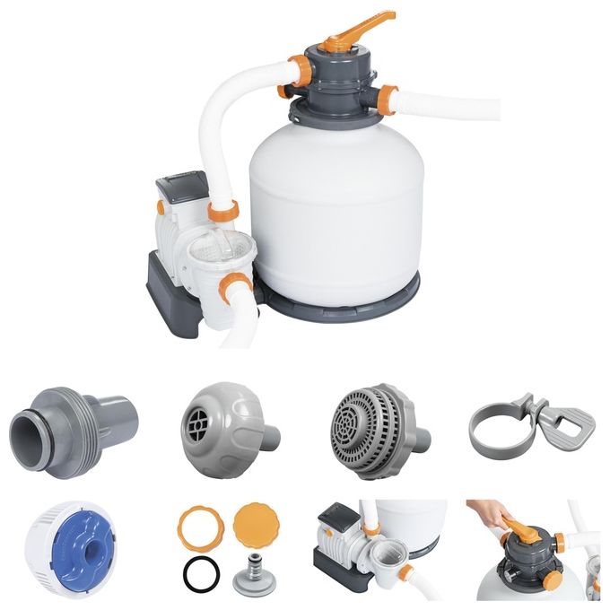 BESTWAY Filtro Piscine a Pompa Sabbia j5 5600