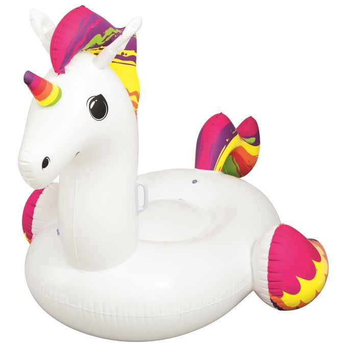Image of Bestway Float'N Fashion Unicorno Gonfiabile Gigante Multicolore 224x164cm