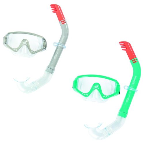 Bestway Hydro Swim Set Maschera e Boccaglio Secret Bay Snorkel 2 Colori Assortiti