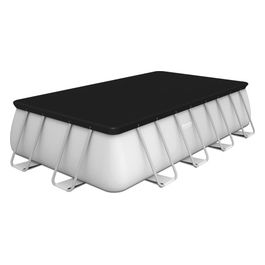 Power Steel Piscina 11532 L con Scala Grigia