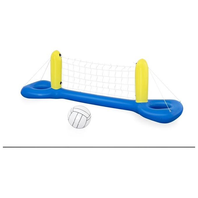 Image of Bestway Rete da Pallavolo Galleggiante Blu e Giallo