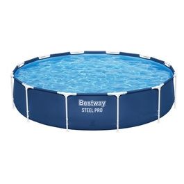 Steel Pro 56706 Piscina Rotonda 366x7cm Blu