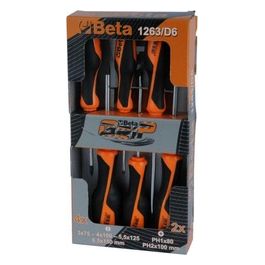 Beta 1263 d6 Cacciaviti Grip T-PH 6 Pezzi