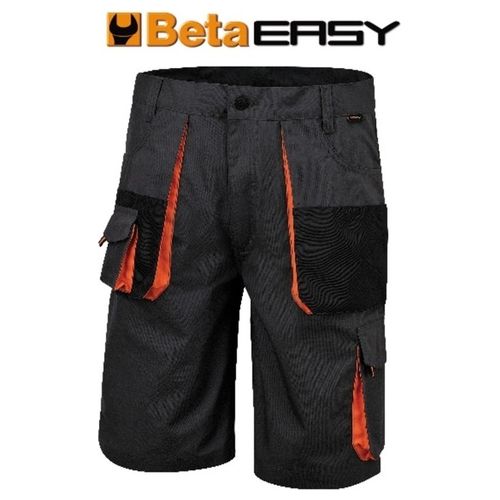 Bermuda Easy Canvas Grigio Taglia S per Lavoro e Antinfortunistica