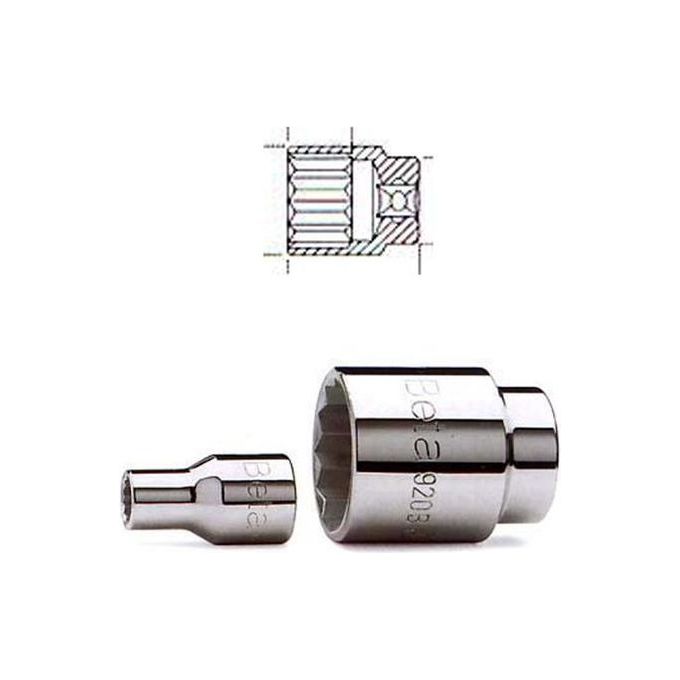 BETA Chiave Bussola Bocca Poligonale Acciaio Cromato - Uni-ISO 2725 din 3124 - 920b mm 8