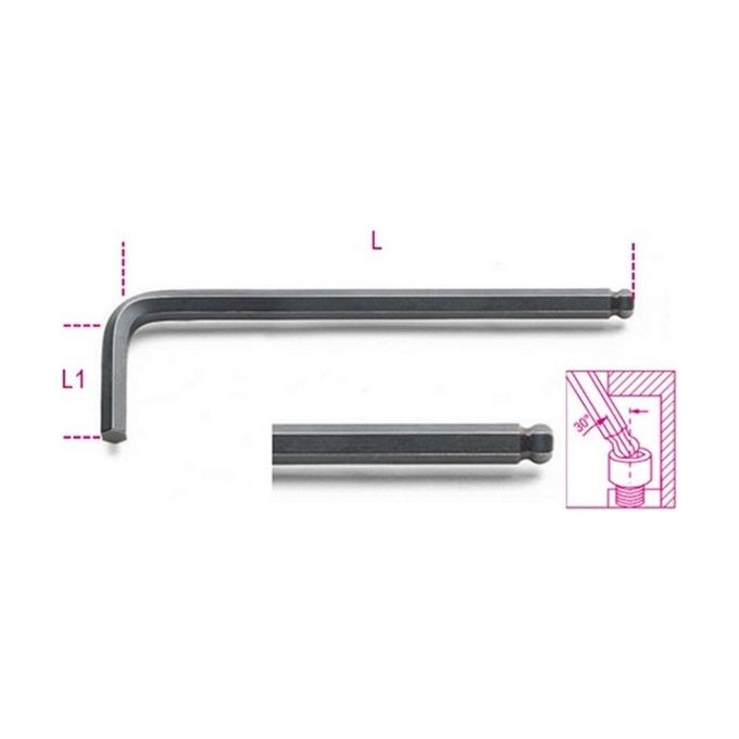 Beta 96Bp Chiave Maschio Esagonale Mm 8,0