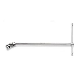 Chiave a t con Bussola Esagonale Snodata Acciaio Cromato - uni 6742 din 3112 - 952 mm 19