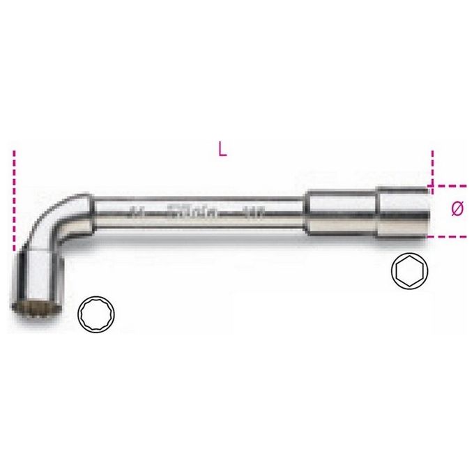 Beta Chiavi A Pipa Doppie 15X15