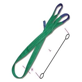 Fasce Di Sollevamento Nastro Piatto A Due Strati M2 Verde 2000Kg