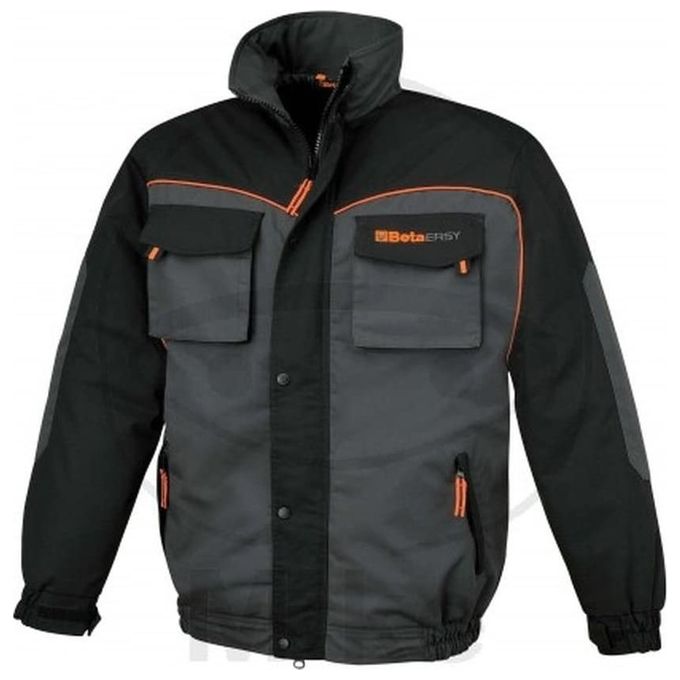 Image of BETA Giacca Easy Padded Canvas grigio Taglia XS per Abbigliamento da Lavoro e Antinfortunistica Fai da Te