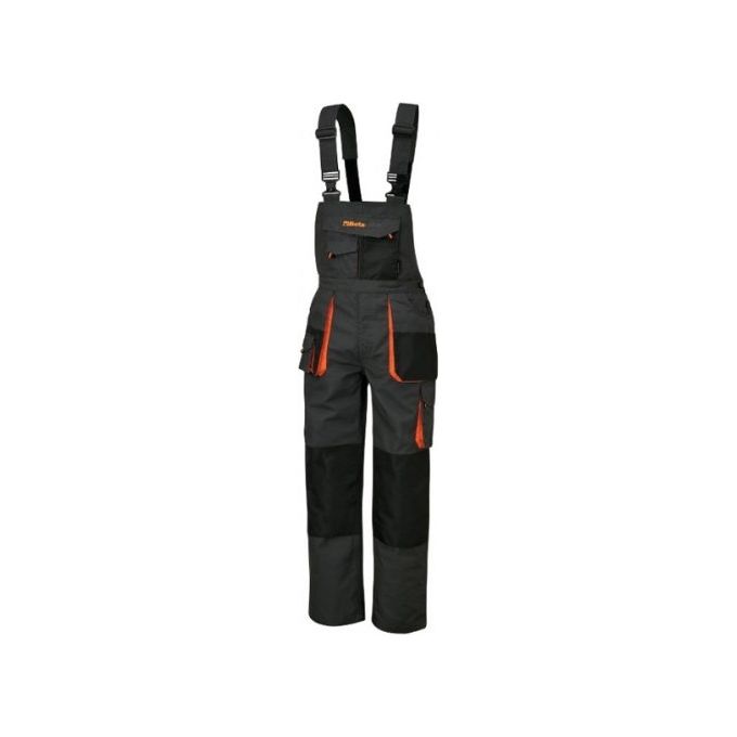 Image of BETA Salopette Easy Canvas grigio Taglia XL Abbigliamento da Lavoro e Antinfortunistica per Professionisti