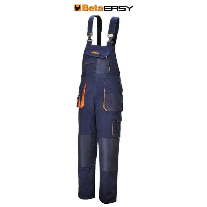 Image of BETA Salopette Easy Twill 180gr Blu Taglia S Abbigliamento da Lavoro e Antinfortunistica per Fai da Te