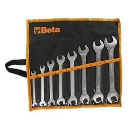 Serie Chiavi Combinate a Forchetta Doppie Acciaio Cromato - Uni-ISO 10102 din 3110 - 55/b 8