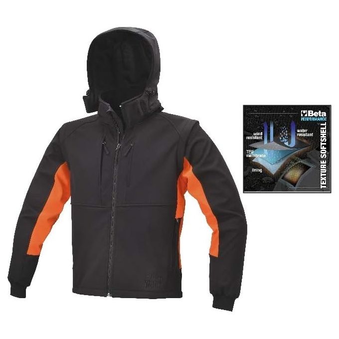 Image of BETA Softshell Gilet Maniche Staccabili Taglia S per Abbigliamento da Lavoro e Antinfortunistica in Brico e Giardino