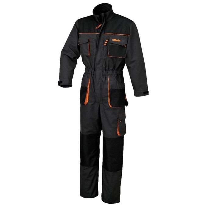 Image of BETA Tute da Lavoro Easy Canvas Grigio Taglia S Abbigliamento Professionale Resistente Traspirante per Comfort e Sicurezza in Ambienti di Lavoro