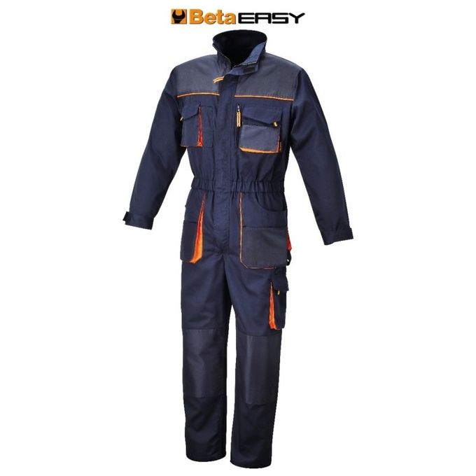 BETA Tute Easy Twill 180gr Blu Taglia S per Lavoro Fai da Te e Antinfortunistica