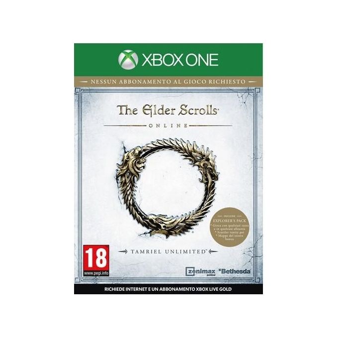 The Elder Scrolls Online Tamriel Unlimited Xbox One