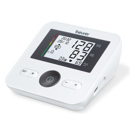 BM 27+ Misuratore Pressione Automatico Braccio 4 Utenti LCD Grigio Bianco