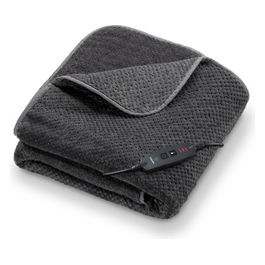 Beurer, Coperta Riscaldante, 180 x 130 cm, Traspirante, Grigio Scuro, HD 65