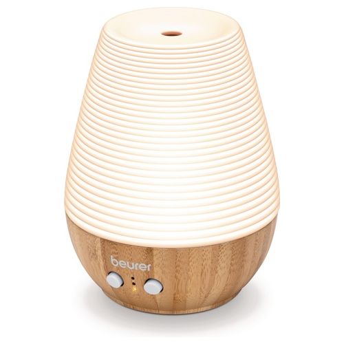 606.26 LA 40 Diffusore Aromaterapico Ultrasuoni 180 ml 12 W LED 7 Colori Timer Spegnimento Automatico colore Bianco