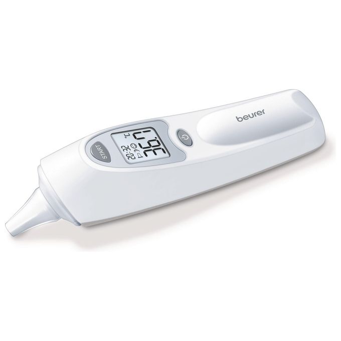 Beurer FT58 Termometro Auricolare Infrarossi Memoria 10 Valori Allarme Febbre colore Bianco