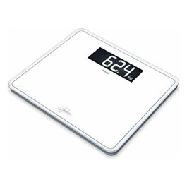GS 410 Signature Line White Bilancia in Vetro XXL con Portata fino a 200kg 35x30cm Bianco