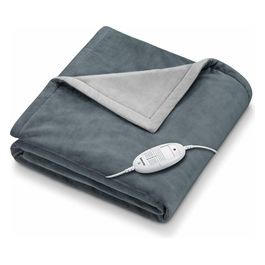 Beurer HD 75 Cosy Coperta Elettrica 100W Grigio Tessuto Felpato