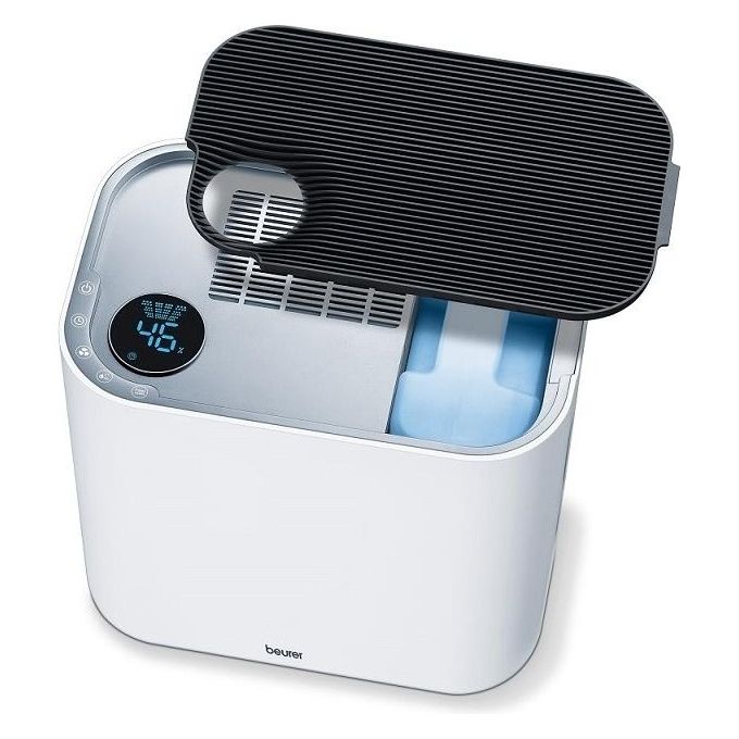 Beurer LR 330 2 in 1 Purificatore e Umidificatore d'Aria con Evaporazione a Freddo Bianco 35W