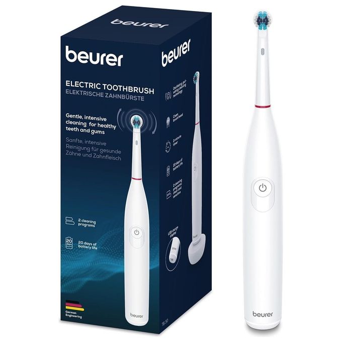 Image of Beurer TB 30 Spazzolino Elettrico con 2 Programmi di Pulizia Personalizzati Clean e Sensitive