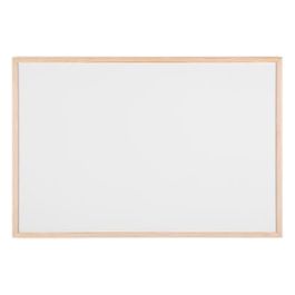 Lavagna Budget Bianca Laccata con Cornice in Legno 90x60cm