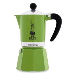 Rainbow Caffettiera Moka 3 Tazze Verde