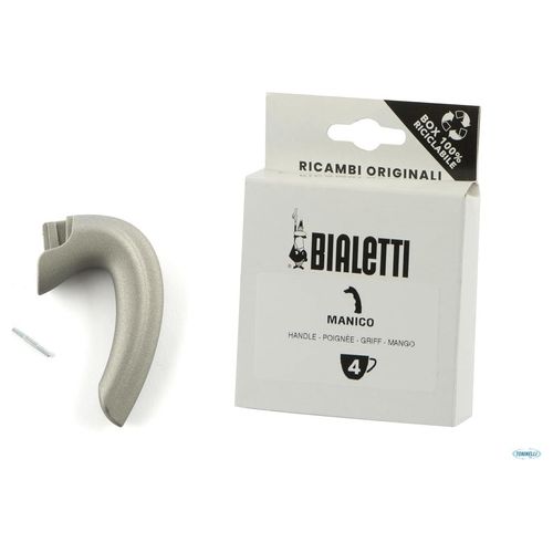 0800234 Manico di Ricambio Moka Induction 4 Tazze colore Grigio