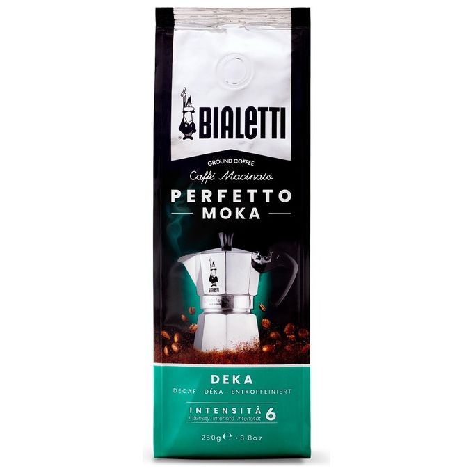 Bialetti Caffe Macinato Perfetto Deka Confezione da 250gr