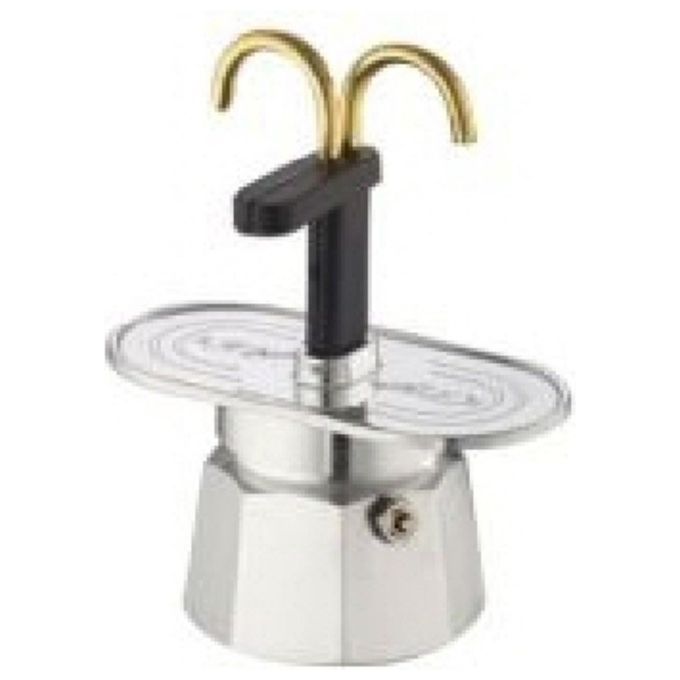 Bialetti Caffettiera 2 Tazze Mini Express Argento