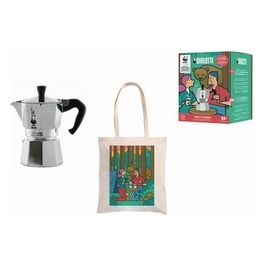 Caffettiera Moka 3 Tazze Con Shopper WWF