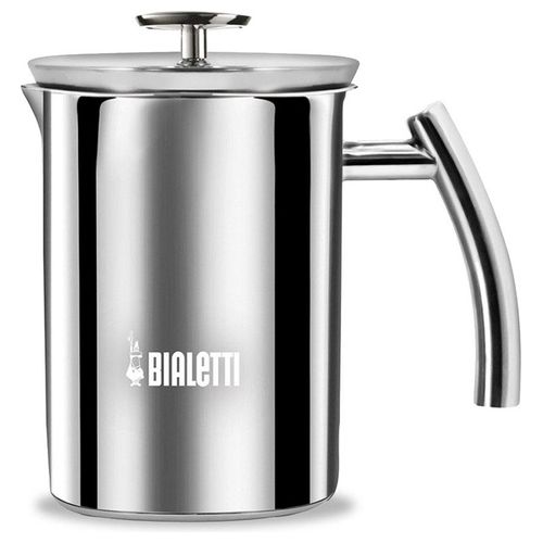0003990 Cappuccinatore Manuale in Acciaio Inox 330 ml adatto a tutti i piani di cottura incluso induzione colore Metallico