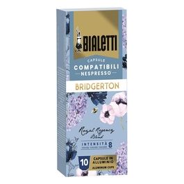 Capsule NCC Bridgerton 10 pz Compatibili Nespresso in Alluminio Alta Qualità per Espresso perfetto