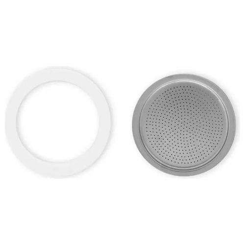 GUARNIZIONE + FILTRO CAFFETTIERA ACCIAIO INOX TZ 1-2 BIALETTI