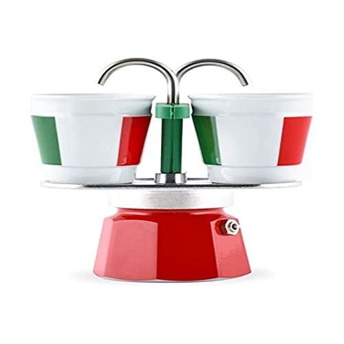 Bialetti Kit Mini Italia 2 Bicchierini da Caffe'
