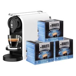 Macchina Caffè Gioia Plus Bianco Include 48 Capsule