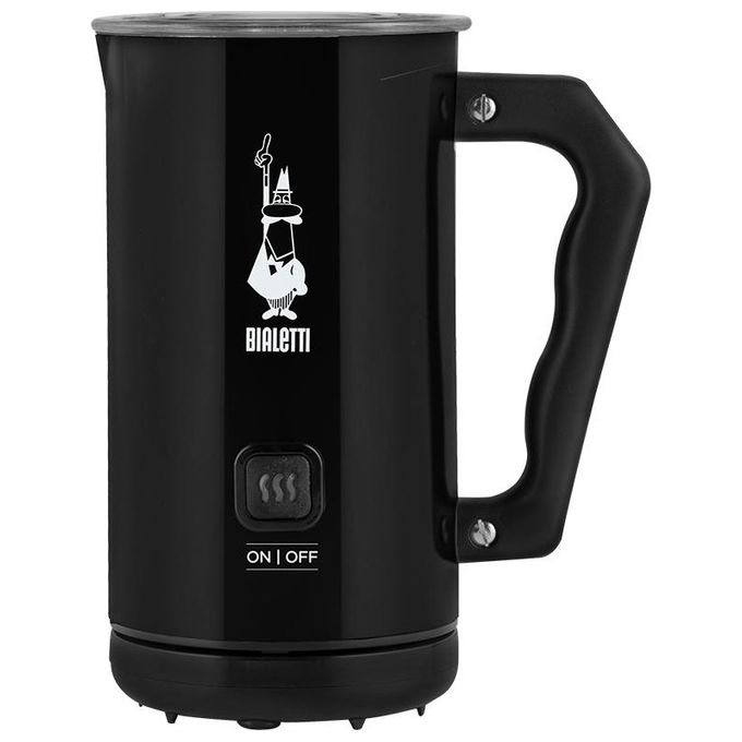 Bialetti Milk Frother Elettrico Montalatte per Cappuccino Nero