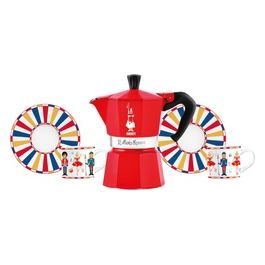 Moka Express 3 Tazze Kit Natale Schiaccianoci