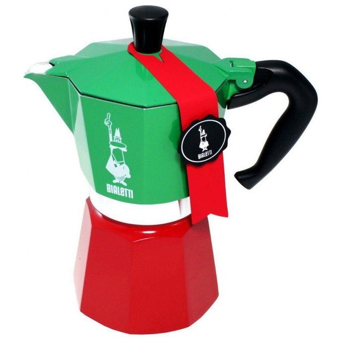 Bialetti Moka Express 6 Tazze Italia Tricolore